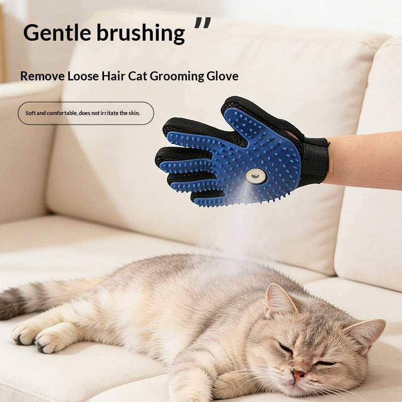 Pet Hair Removal Brush – Grooming Tool for Long-Haired Cats QUALIZON LLC
