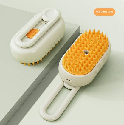 3-in-1 Electric Steam Pet Grooming Brush QUALIZON LLC