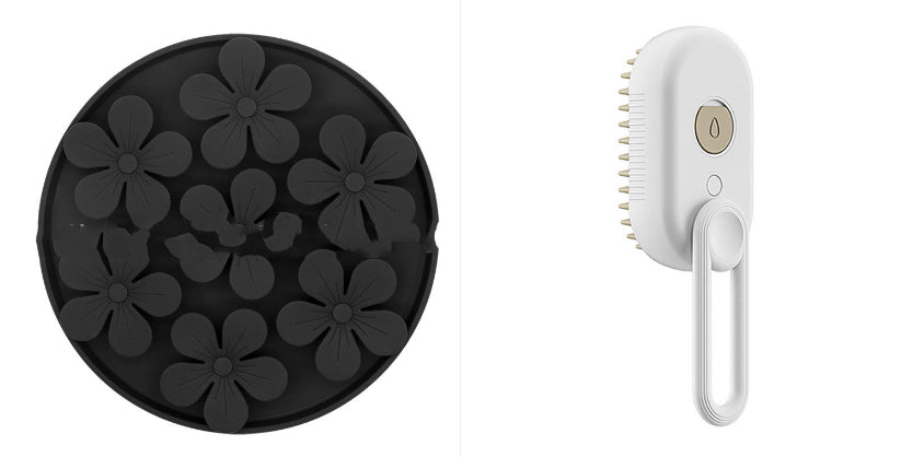 3-in-1 Electric Steam Pet Grooming Brush QUALIZON LLC