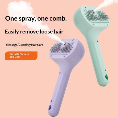 USB-charging Pet Spray Comb QUALIZON LLC