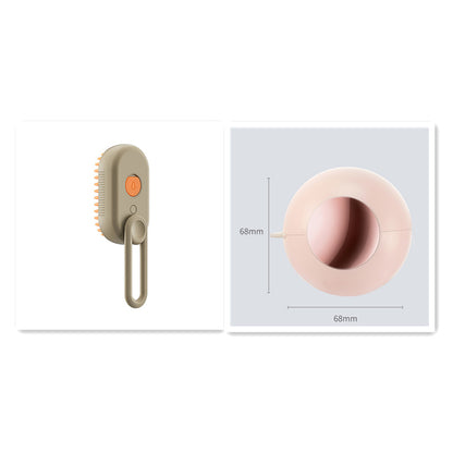 3-in-1 Electric Steam Pet Grooming Brush QUALIZON LLC