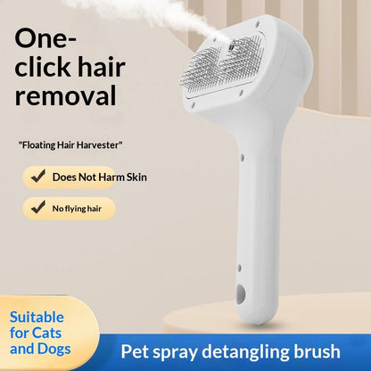 USB-charging Pet Spray Comb QUALIZON LLC