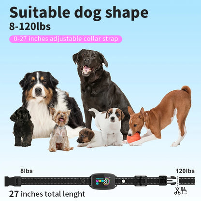 Rechargeable Smart Anti-Bark Dog Collar QUALIZON LLC