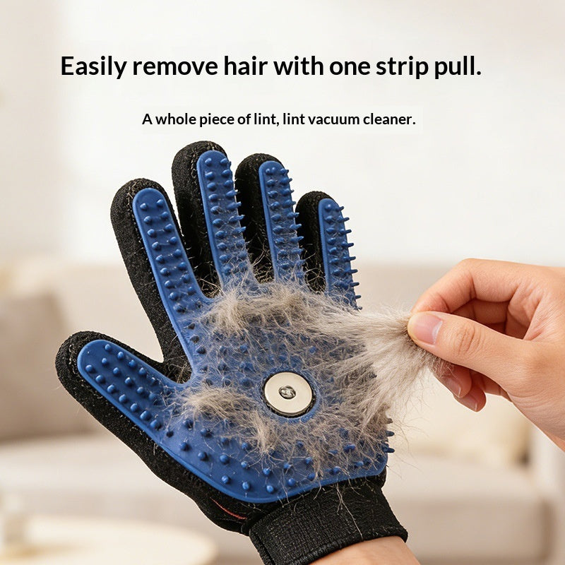 Pet Hair Removal Brush – Grooming Tool for Long-Haired Cats QUALIZON LLC