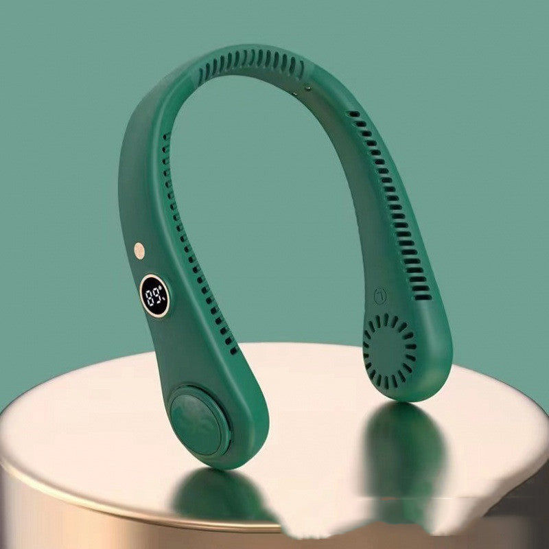 Wearable Neck Fan – Bladeless Hands-Free Cooling Fan QUALIZON LLC
