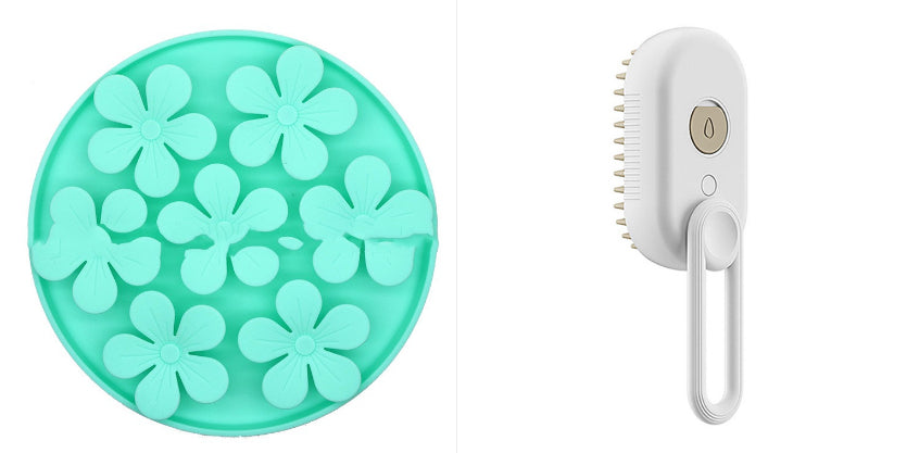 3-in-1 Electric Steam Pet Grooming Brush QUALIZON LLC