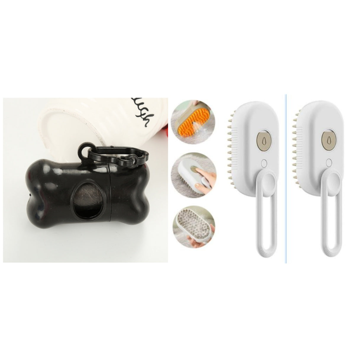 3-in-1 Electric Steam Pet Grooming Brush QUALIZON LLC