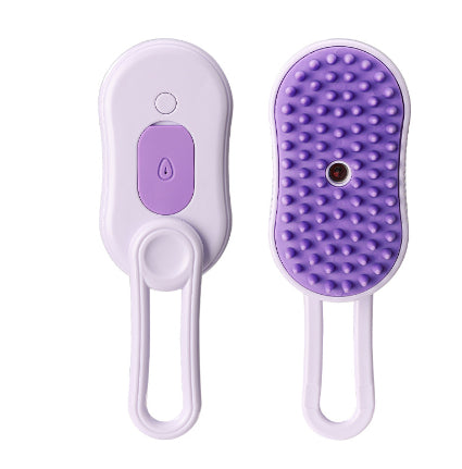 3-in-1 Electric Steam Pet Grooming Brush QUALIZON LLC