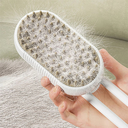 3-in-1 Electric Steam Pet Grooming Brush QUALIZON LLC
